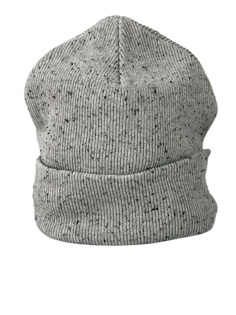 Aritzia Main Character Gray Speckled Cuff Rib Knit Winter Bonnet Beanie Hat OS